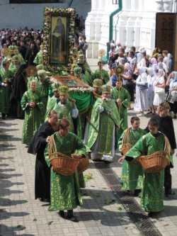 Торжества в Святогорской лавре в день памяти прп.Иоанна Затворника.